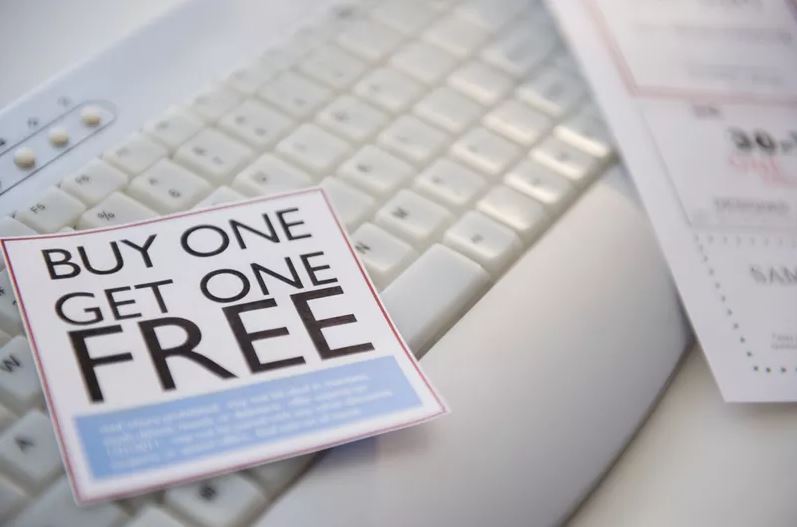 Buy one get one free